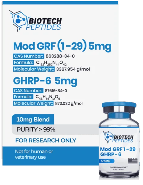 Buy Mod GRF (1-29) & GHRP-6 Peptide Blend online Germany,support the secretion of growth hormone (GH) from cells in the anterior pituitary gland,Bremen,Bonn