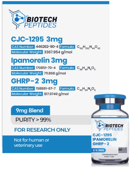 Buy CJC-1295 (Mod GRF 1-29) & Ipamorelin & GHRP-2 Peptide Blend online Germany,otentially increasing Growth Hormone levels and Insulin-Like Growth Factor 1