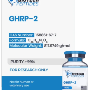 Buy GHRP-2 (10mg) peptides online Germany, synthetic growth hormone secretagogue that interacts with the ghrelin/growth hormone secretagogue receptor