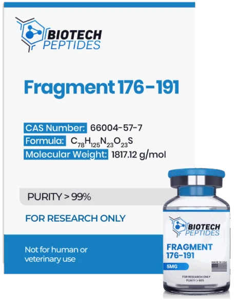 Buy Fragment 176-191 (5mg) peptides online Munich, increase fat cell metabolism in genetically engineered obese mice, Peptides for sale Free Shipping EU