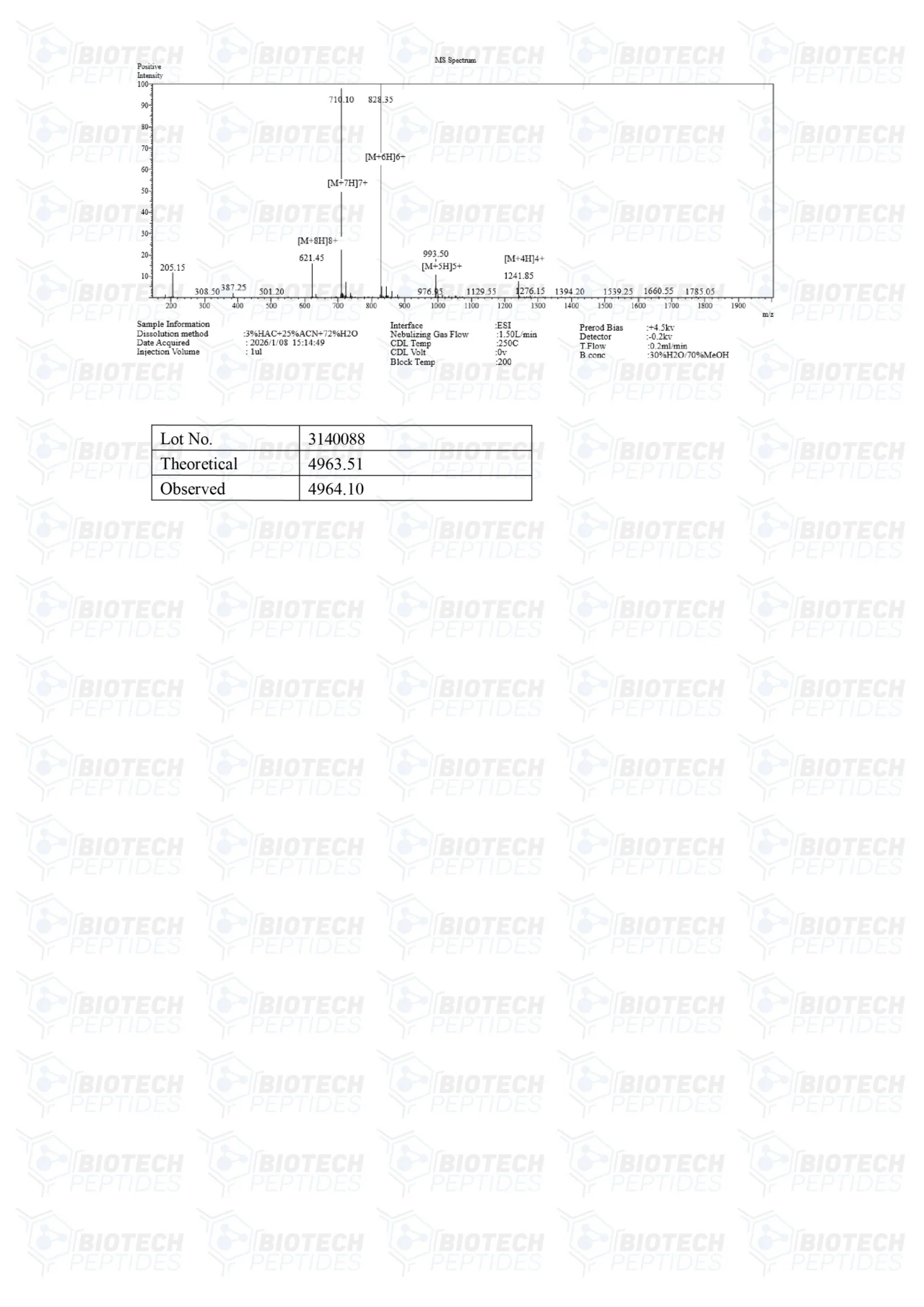 TB-500 (Thymosin Beta-4) (10mg) For Sale | Biotech Peptides Store - Image 4